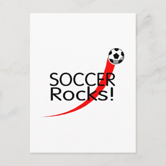 Carte Postale Rocks de football (Devant)