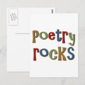 Carte Postale Rocks de poésie (Devant / Derrière)