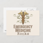 Carte postale Rocks en médecine d'urgence (Devant / Derrière)