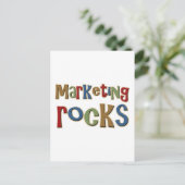 Carte Postale Rocks marketing (Debout devant)