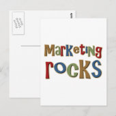 Carte Postale Rocks marketing (Devant / Derrière)