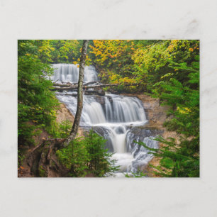 Carte Postale Rocks National Lakeshore, Sable Falls