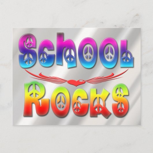 Carte Postale Rocks scolaires - Paix (Devant)
