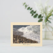 Carte Postale Rocks Waves Rhode Island Postcard (Debout devant)