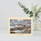 Carte Postale Rocks Waves Rhode Island Postcard (Debout devant)