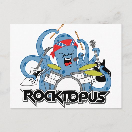 Carte Postale Rocktopus (Devant)