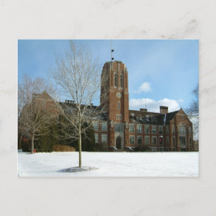 Carte Postale Rockwell en hiver au Grove City College