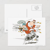 Carte Postale Rocky et Mugsy Rat un fait (Devant / Derrière)