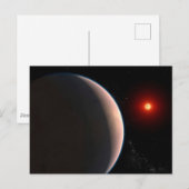 Carte Postale Rocky Exoplanet Gj 486 B Orbitant Une Étoile Naine (Devant / Derrière)
