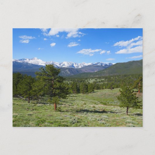Carte Postale Rocky Mountain View Paysage Pittoresque (Devant)