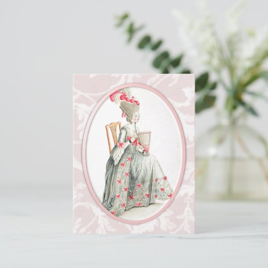 Carte Postale Rococco Lady (Debout devant)