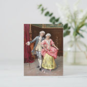 Carte Postale Rococo Couple (Debout devant)