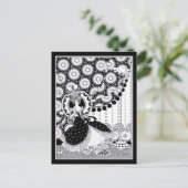 Carte Postale Rococo femme extravagante russe Art Nouveau (Debout devant)