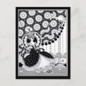 Carte Postale Rococo femme extravagante russe Art Nouveau (Devant)