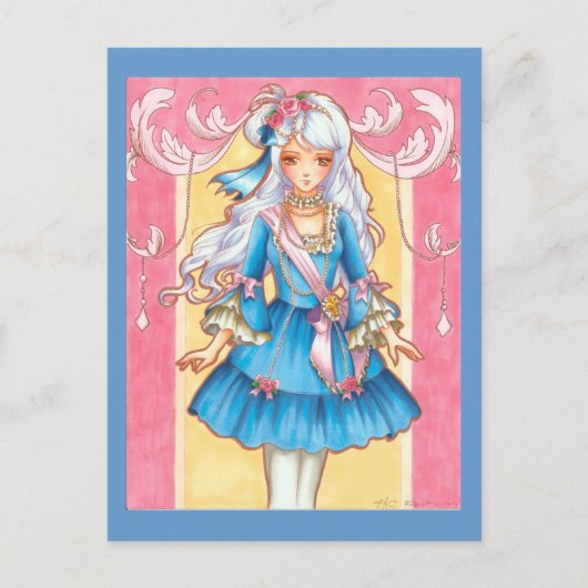 Carte Postale Rococo Lolita (Devant)