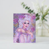 Carte Postale Rococo valentine fantasy art by Renee Lavoie (Debout devant)