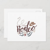Carte Postale Rodéo (Devant / Derrière)