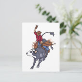 Carte Postale Rodeo Bull Rider (Debout devant)