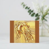 Carte Postale Rodeo Cowboy par Mark Edward Westerfield (Debout devant)