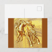 Carte Postale Rodeo Cowboy par Mark Edward Westerfield (Devant / Derrière)