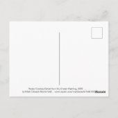 Carte Postale Rodeo Cowboy par Mark Edward Westerfield (Dos)