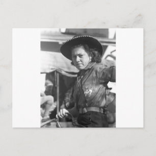 Carte Postale Rodeo Cowgirl : 1940