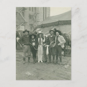 Carte Postale Rodéo de Chicago, 1929.