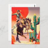 Carte Postale Rodéo de Christmas (Devant / Derrière)