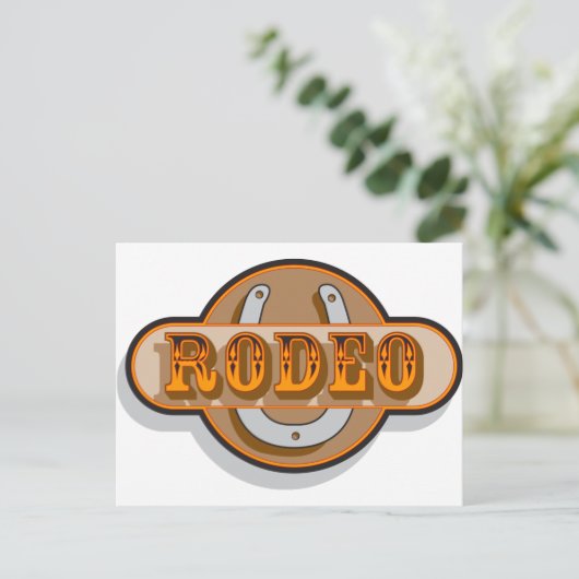 Carte Postale Rodeo Horseshoe (Debout devant)