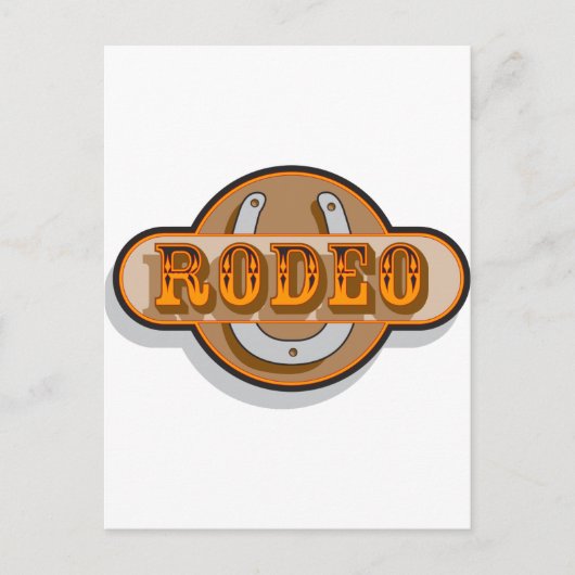 Carte Postale Rodeo Horseshoe (Devant)