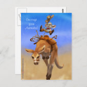 Carte Postale Rodeo Mouse et Rodeo Roo (Devant / Derrière)