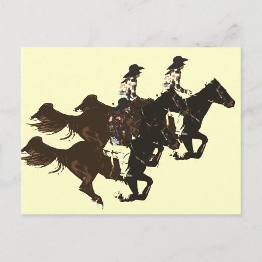Carte Postale rodéos (Devant)
