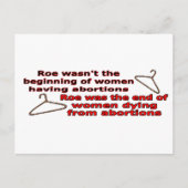 Carte Postale Roe V Wade (Devant)