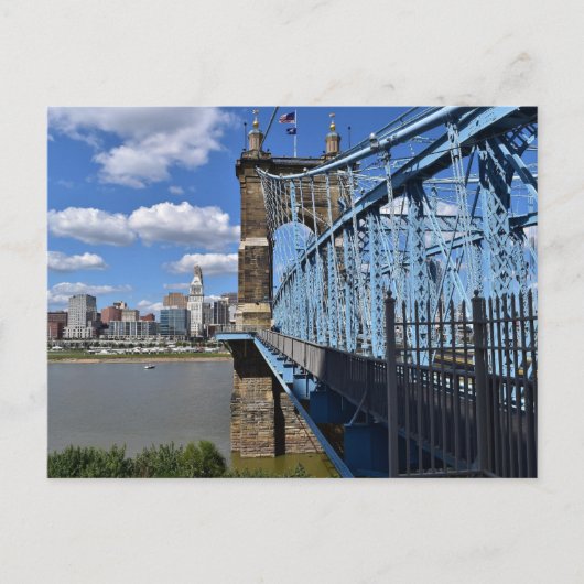 Carte postale ROEBLING BRIDGE CINCINNATI (Devant)