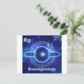 Carte Postale roentgénium (Debout devant)