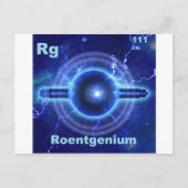 Carte Postale roentgénium (Devant)