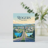 Carte Postale Rogers USA (Debout devant)