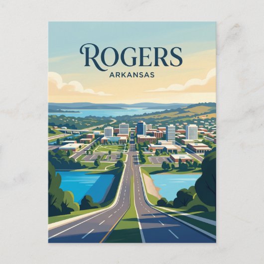 Carte Postale Rogers USA (Devant)