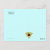 CARTE POSTALE ROI ARTHUR, DAME DU LAC ET EXCALIBUR (Dos)