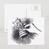 Carte Postale Roi blanc (Devant / Derrière)