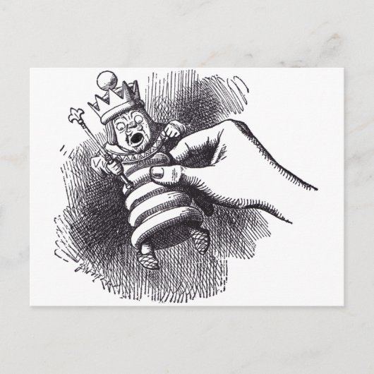 Carte Postale Roi blanc (Devant)