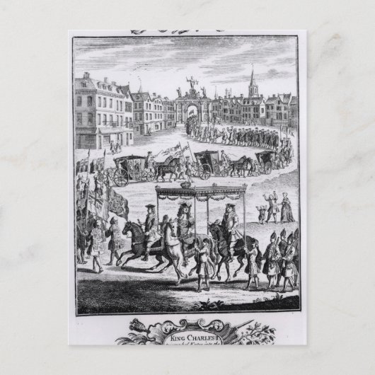 Carte Postale Roi Charles II (Devant)