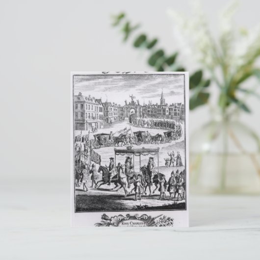 Carte Postale Roi Charles II (Debout devant)