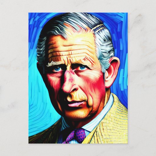 Carte Postale Roi Charles III (Devant)