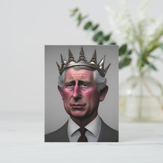 Carte Postale Roi Charles III (Debout devant)
