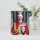 Carte Postale Roi Charles III (Debout devant)