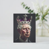 Carte Postale Roi Charles III (Debout devant)