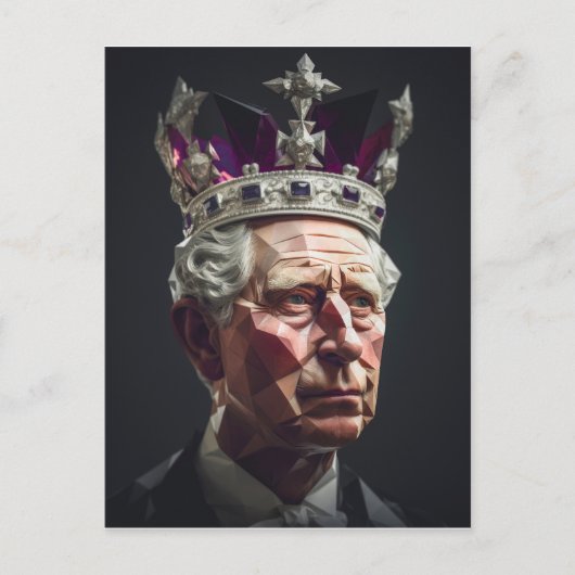 Carte Postale Roi Charles III (Devant)