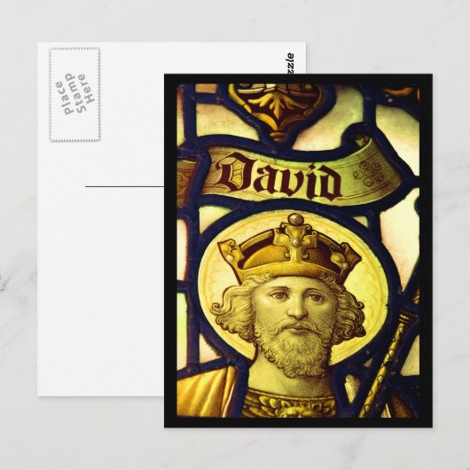 Carte Postale Roi David (Devant / Derrière)