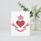 Carte Postale Roi de coeur (Debout devant)